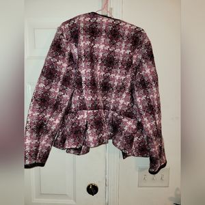 Multi color pink dress jacket size is 14/16